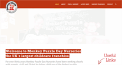 Desktop Screenshot of monkeypuzzledaynurseries.com