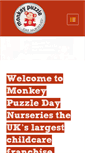 Mobile Screenshot of monkeypuzzledaynurseries.com